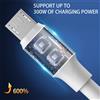 BAPPSUS Cavi per cellulari con ricarica super veloce da 300W, da USB A a Micro USB, cavo di ricarica in silicone resistente per Android Xiaomi Redmi, cavo dati.
