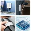JENRCHG Caricabatterie da viaggio GaN ultra sottile da 45W con ricarica rapida 4.0 PD3.0 PPS, caricatore portatile di tipo C per iPhone, Samsung, Macbook e laptop