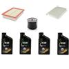 AOQ ORIGINAL QUALITY AOQ - KIT TAGLIANDO 3 FILTRI COMPATIBILE CON FIAT 500X 1.0, TIPO 1.0, COMPATIBILE CON JEEP RENEGADE 1.0 T-GDi 114cv e 120cv (benzina) + 4 litri OLIO Selenia WR Forward 0w30