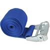 MroMax - Cinghia di ancoraggio per carichi da 2,5 m x 5 cm, con fibbia a camma, 51 kg, colore: blu