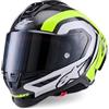 Alpinestars Supertech R10 Arius Elmetto, nero/bianco/giallo neon, M (57/58)