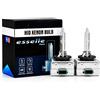 Esselle Parts Coppia Lampade Xenon D3S 35W 6000K Bianco Ghiaccio - Ricambio Xenon di Serie Plug & Play - Alta Luminosità e Lunga Durata - 2 Lampadine Auto Ricambio