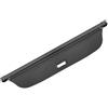 Generico Posteriore Tronco Privacy Cappelliera per Volvo V70 XC70 2007-2016 Retrattile Bagagliaio Cargo Copertura Nero Impermeabile Rimovibile Scudo Privacy Accessori Auto(Pelle)