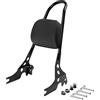 Green-L Sissy Bar nero rimovibile con schienale Pad adatto per Harley Sportster XL1200 XL883 2004-2022
