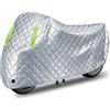 YYRHD-CZ Copri Moto Anti Grandine per Vespa Primavera S 125 2024-,Telo moto Esterna Impermeabile Antigrandine antipolvere, pioggia, vento,Telo per Coprimoto