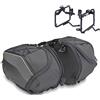 MOTOTOPGUN givi easy-t ea127+t129 borse laterali + attacchi 30 litri compatibile con yamaha mt-03 660 2006 2007 2008 2009 2010 2011 2012 2013 2014 mototopgun