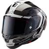Alpinestars Supertech R10 Element Carbon Casco, nero/argento, S (55/56)