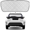 kswiown Parasole Lunotto Posteriore Compatibile con Toyota Yaris Cross 2020-2026, Tendina Parasole Interna per Auto, Pieghevole, Protezione Solare Riflettente per Vetro Posteriore