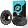 KOYOSO Copertura Antipolvere Fari Auto, Tappo Polvere di Gomma Universale per Lampadine di Faro dell'automobile a LED Kit H1 H4 H7 H11 9005 9006 9012