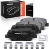 Frankberg Set di pastiglie freno comprensivo di 4 pastiglie freno | 583023KA35, 583023RA70; Compatibile con: Tucson Van/SUV TLE, Optima Sportswagon JF, Rio III UB, i20 GB IB, Optima JF