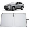 BIXUAN Parasole Parabrezza Compatibile con Toyota RAV4 2019-2024 2025 Auto Parasole Copertura per Parabrezza, Ombrellone Pieghevole con Protezione UV Parasole RAV4 Accessori