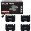 KAMOKA Kit pastiglie freno, Freno a disco JQ101280 Compatibile con: ALFA ROMEO 159, 159 Sportwagon, BRERA, SPIDER