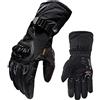 Riloer Guanti invernali impermeabili per uomo e donna - Dita touch screen e palmo in silicone, per guanti da corsa moto Dirt Bike ATV UTV Guanti da ciclismo all'aperto
