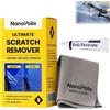 Athem Nanopolix Polish Auto Rimuovi Graffi, 2 Pezzi Nano Polix Scratch Remover Cloth, Panno Lucidante per Auto, Rimuove Graffi Leggeri, Aloni e Segni Superficiali, Adatto a Tutti i Colori di Vernice (1 PC)