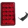 MKLHAVB Luce Freno Auto for Auto Auto Auto Universale 1 2v F1. Triangolo Light Light Style LED Triangolo 20 GUIDATO Lampada stroboscopica in retromarcia Posteriore Posteriore (Emitting Color : 2)