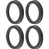 TUCKBOLD 68.1mm a 54.1mm Anelli Centrici del Mozzo della Ruota dell'Auto in Poliuretano Neri Ruote Centro Albero Assorbimento degli Urti Hubrings 4 Pz