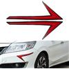 JSCARLIFE Protezione universale per paraurti anteriore e posteriore, in gomma, anti-collisione, per auto, SUV, pickup, camion, colore: rosso