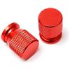 GQUIKGW Tappi per valvole Valvola Della Gomma Ruota Tappi Dello Stelo Copertura Per Vespa Gtv Lx 125 250 Gts 300 Px 200 Gts300 Per Primavera Per Sprint 50 150 Accessori Moto(Red)