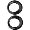 Generic Copertura Griglia Fendinebbia Compatibile Con BMW Per X3 E83 LCI 2007 2008 2009 2010 2 Pezzi Nero Anteriore Fendinebbia Lampada Cornici Copertura Trim 51113423790
