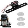 APEBAZY Faro Posteriore Moto con Supporto Fanale Posteriore Moto LED Fanale Stop Omologato E24 Compatibile con Street Cruiser Chopper Cafe Racer