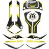 YADFUNMO Compatibile con Voge DS800X 800 DSX Rally 800DSX Moto Protezione Anteriore Protezione Ammortizzatore Protezione Serbatoio Carburante Decorazione Adesivi in Fibra di Carbonio, 1 Set ABC