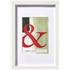 walther design Bianco 50 x 70 cm Vero Vetro Cornice in Legno di Stoccolma EA070W