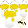 Bseical Set 4pcs Trappola Calabroni E Vespe Bottiglia, Da Esterno, Kit Insetti Barattolo Acchiappa Mosche, Anti Zanzare