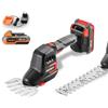 Fuxtec Set Tagliasiepi/forbici a Batteria FUXTEC 20V FX-E1HHS20SET, Leggero e Silenzioso, Lama 20cm, Taglio 10,5cm, con Batteria e Caricatore