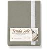 Tex family Tenda da Sole 100% Puro Cotone Beige con Occhielli Superiori e Laterali - Cm. 150x350