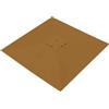 YNJJKA Telo di Ricambio per Ombrellone Rettangolare/Quadrato Copertura 4/6/8 Stecche Baldacchino di Ricambio impermeabile per Terrazzo Esterno(Cachi,Square 2.7x2.7m)