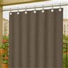 Byour3 -Tende Impermeabili per Esterno con Anelli in Metallo A Caduta Antimuffa - Tende Laterali Gazebo Oscuranti Tenda Parasole per Terrazzo Balcone Tela Solare Frangivista (Tortora, L.150x290H)