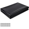 mawmuaw Rivestimento per laghetto, 3 x 3 m, HDPE, resistente, impermeabile, flessibile, preformato, da giardino, spessore 0,2 mm, per giardini, laghetti per pesci, paesaggistica, cascata, fontana
