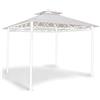 Decor Space Telo di ricambio universale per gazebo con Air vent copertura in tessuto poliestere 180 gr (3 x 3 mt, Ecrù)