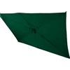 YNJJKA Telo di Ricambio per Ombrellone Rettangolare/Quadrato Copertura 4/6/8 Stecche Baldacchino di Ricambio impermeabile per Terrazzo Esterno(Verde,Rectangle 2.1x1.4m)