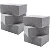 VEGCOO 6pcs Grill Pulizia Pietra Riutilizzabile Blocchi Mattoni di Pulizia Grill Pietra Pumice Detergente per Pulizia Barbecue Grills/Griddles/Forno Piastrelle