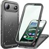 Cozycase Cover TOP Antiurto IP68 Impermeabile Per iPhone Air Militare Resistente 360 Integrale Subacquea Antipolvere Rugged Custodia Mare Anti Urto Doppia Waterproof Case Per iPhone Air, Nero
