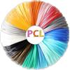 Yungden Filamento PCL per Penna 3D, 20 Colori, 1,75 mm, 100 m Totali, Mine per Filapen 3D (Penna Non Inclusa)