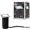 Paulmann 94366 Lampada da esterni LED faretto da incasso a pavimento IP65 angolare 1x2 Watt acciaio legato spazzolato plastica 3000 K