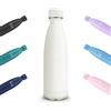 Mulbijeo Borraccia Termica 500ML, Senza BPA, Borraccia, Acciaio Inossidabile 18/8, Bottiglia Termica A Prova di Perdite, Bottiglia Acciaio Inox per Scuola, Ufficio e Attività All'aperto, Bianco Crema