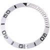 CHICHIYANG Lunetta angolata in ceramica da 38 mm con inserto in ceramica per orologi Seiko SKX007 SKX009 Series, Argento, Moderno
