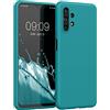 kwmobile Custodia Compatibile con Samsung Galaxy A13 4G Cover - Back Case per Smartphone in Silicone TPU - Protezione Gommata - petrolio matt