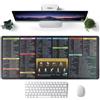 FYting Excel Tappetino Mouse XXL,Excel Tappeto Mouse English 900x400 x2mm,Tappetino Mouse Gaming Grande,Word PPT Windows Mauspad Grande Impermeabile per Ufficio, Scuola, PC, Macbook, Laptop(A)
