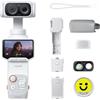 Insta360 Luna Ultra Pack Creator Bianco stellare- Videocamera per vlog 8K con due obiettivi Leica, zoom 12x, touchscreen rimovibile 2, triplo chip IA, videocamera gimbal tascabile per fotografia vlog