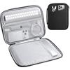 MoKo Custodia imbottita per laptop 13,3-14 pollici, borsa protettiva per New 13-inch Mac Air/Pro M4, 14 Mac Pro M3/M2/M1, 13 MacAir M3/M2/M1, con manico, Nero