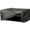 kwmobile Copertina Antipolvere Compatibile con Canon PIXMA TS3550i / TS3551i - Copri Stampante - Copertura Protettiva - Fodera in Grigio Scuro