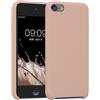 kwmobile Back-cover compatibile con Apple iPod Touch 6G / 7G (6a e 7a generazione) Back Cover Soft Case gommata in morbido silicone TPU - rosa antico