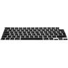 kwmobile Protezione Tastiera Russa Compatibile con Apple MacBook Air 13 M5 2026 A3449 - Cover Tastiera Russo QWERTY - Copertina Silicone nero