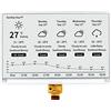 Waveshare 7.5 Inch E-Paper Raw Display Panel V2 800x480 Resolution 3.3V E-Ink Electronic Paper Screen Without PCB with Embedded Controller,Communicating via SPI Interface