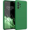 kwmobile Cover per Samsung Galaxy A52 / A52 5G / A52s 5G Custodia - Back Case per Smartphone in Silicone TPU - Protezione Gommata - pixie green