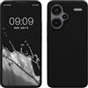 kwmobile Cover per Xiaomi Redmi Note 13 Pro+ 5G / Redmi Note 13 Pro Plus 5G Custodia - Back Case per Smartphone in Silicone TPU - Protezione Gommata - nero